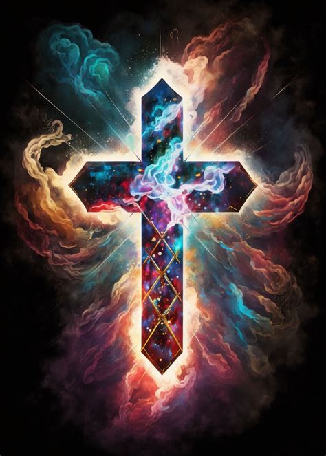 Colorful Crosses Paintings