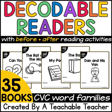 Cvc Decodable Readers A Teachable Teacher