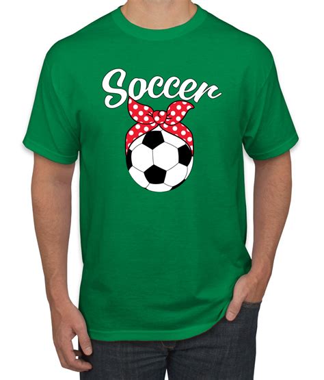 wild bobby cute soccer mom ribbon soccer ball t sports mother s day men graphic t shirt