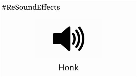 honk sound effects youtube