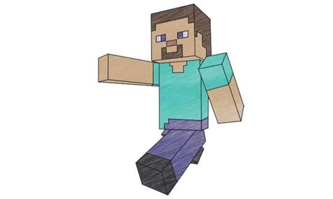 How To Draw Minecraft Steve My How To Draw