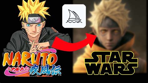 Naruto Characters In The Star Wars Universe Midjourney V4 And Stable
