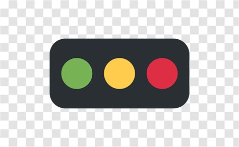 Traffic Light Emoji Road Sign Transparent Png
