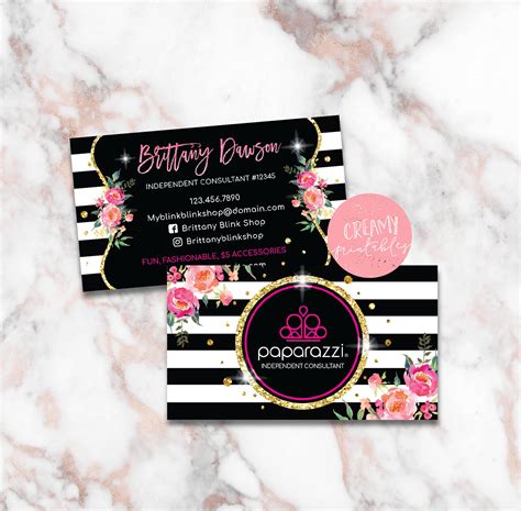 It is totally up to you which you want to use. Printable Paparazzi Business Card Paparazzi Jewelry | Etsy