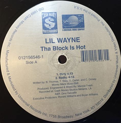 Lil Wayne The Block Is Hot 1999 Vinyl Discogs