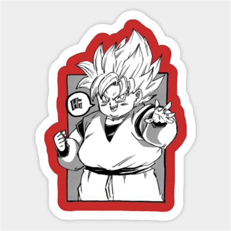 Fat Goku Goku Sticker Teepublic
