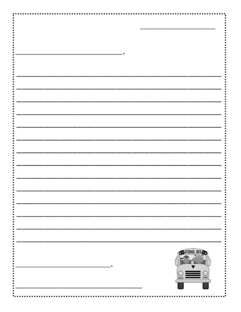 Blank Letter Template Printable Pdf