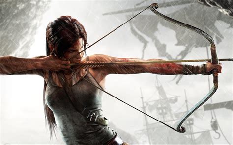 Tomb Raider Lara Croft Video Games Bow Hd Wallpaper Wallpaper Flare