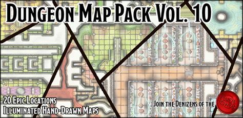 Elven Tower Dungeon Map Pack 10 Foundry Hub