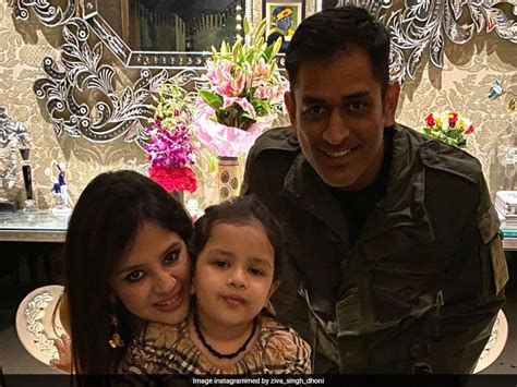 Ms Dhoni Captured With Daughter Ziva In Vibrant Photographs See Pics Cricket News