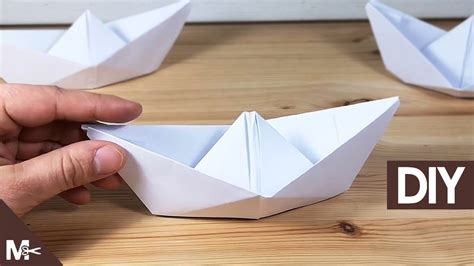 Como Hacer Un Barco De Papel Origami En 1 Minuto ⛵ Youtube