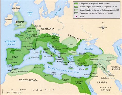 Roman Expansion Under Augustus And Trajan Rome History Christian