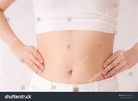 Japanese Womans Belly Beauty Image Stock Photo Shutterstock