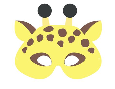 Craft Masks Giraffe