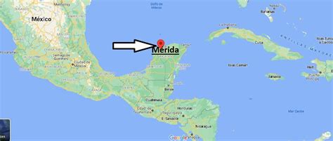 Dónde está Mérida México Mapa Mérida México Dónde está la ciudad