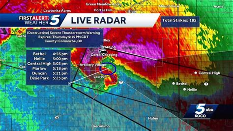Tornado Warning Issued For Multiple Oklahoma Counties