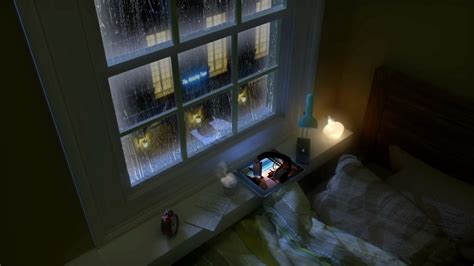 Cozy Bedroom Ambience Rain On Window Rain Sounds Cozy Rain 8