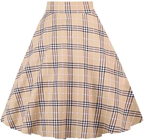 Girstunm Womens Pleated Vintage Skirt Floral Print A Line Midi Skirts