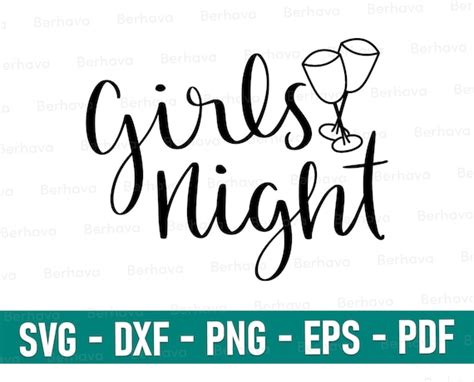 girls night svg girls night cricutgirls night png girls etsy