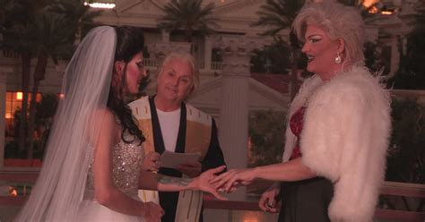 Exclusive These Drag Queens Got Married In Las Vegas On