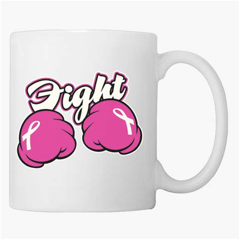 Fight Breast Cancer Coffee Mug Customon