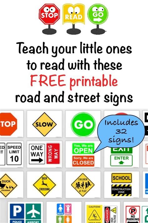 Free Printable Street And Road Signs Artofit