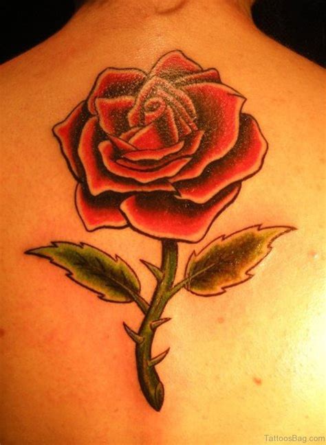 60 Cute Rose Tattoos For Back Tattoo Designs