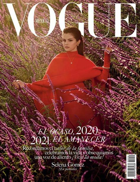 Vogue Mexican Magazine 2020 Selena Gomez MÉxico Spanish New Fashion
