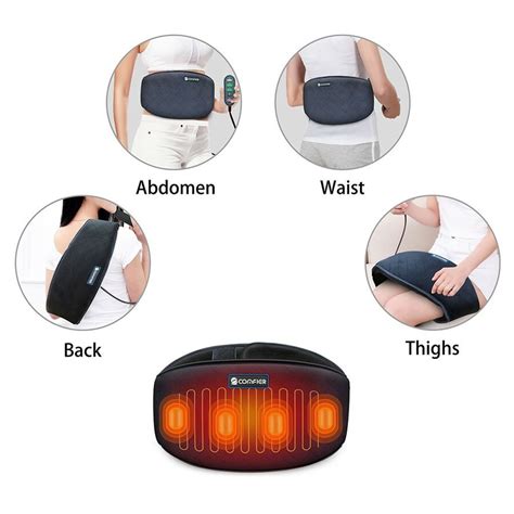 Cf 6006n Unisex Waist Belt Vibration Massager With Heat Therapy For Slimming Sg Local Ready