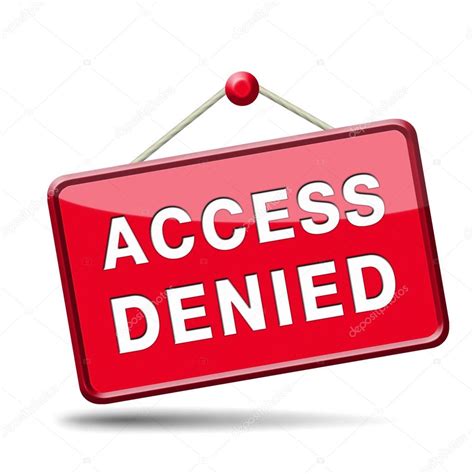 Access Denied — Stock Photo © Kikkerdirk 33434109