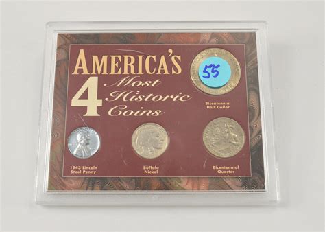 Historic Coin Collection Americas 4 Most Historic Coins Nicely