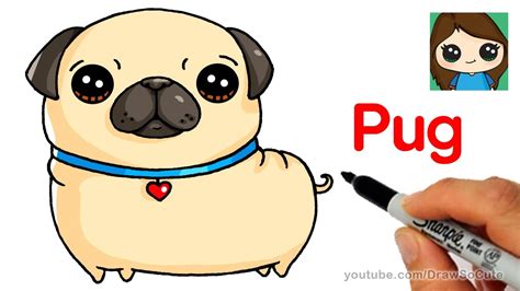How To Draw A Pug Easy