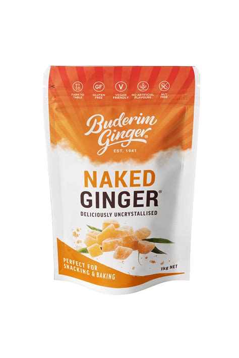 Naked Ginger 1kg Buderim Ginger