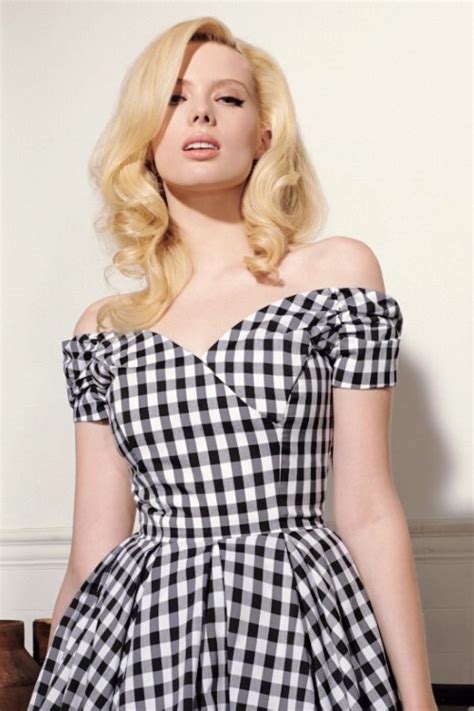 50s fatale gingham swing dress in black and white