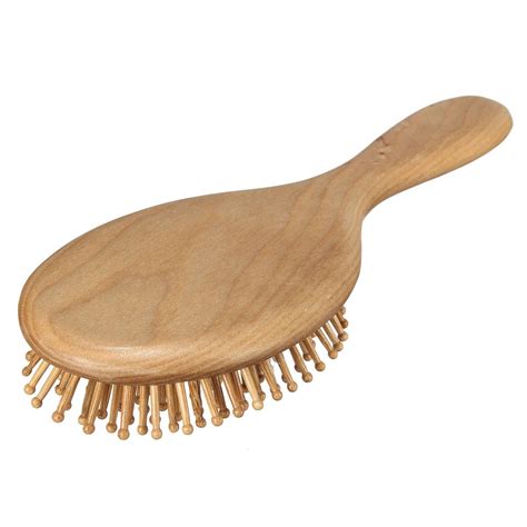 Arabella brushes 100% natural boar bristle hair brush best used: Wooden Paddle Brush Anti-static Spa Massage Wood Hair Comb ...