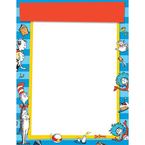 Dr Seuss Printable Border Dr Seuss Border Free Printable Download