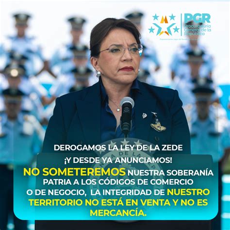 Pgr Honduras On Twitter Presidenta Constitucional De La Rep Blica