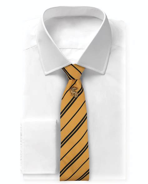 Harry Potter Hufflepuff Tie With Pin To Buy Horror