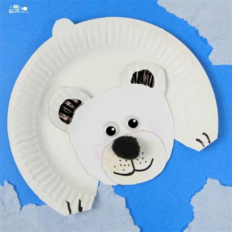 Arctische Dieren Voor Kinderen Knutselen Met Een Ijsbeer Tomas Rosprim