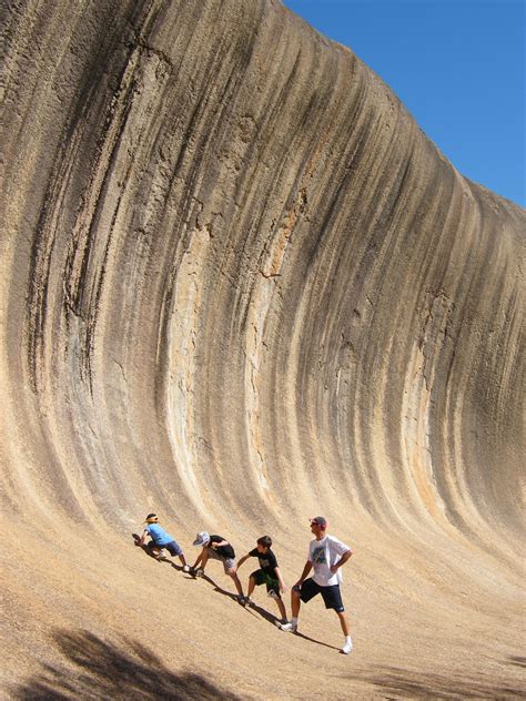 Muir's on the move: Wave rock