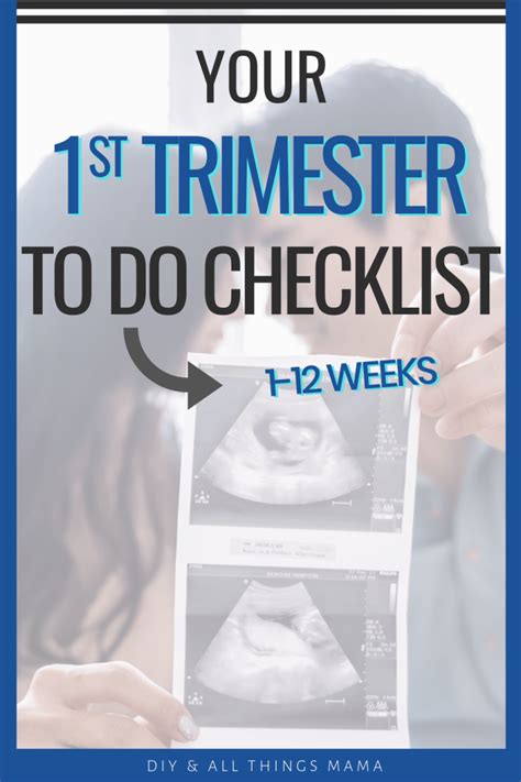 First Trimester To Do List