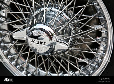 Jaguar E Type Spoked Wheel Stock Photo Royalty Free Image 50877938