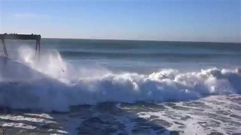 Beautiful Waves Pacifica Pier 2015 Youtube