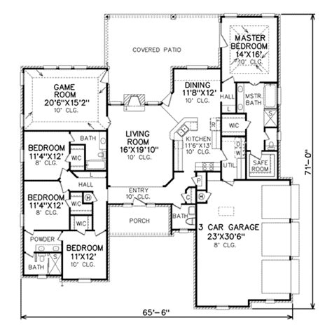 Traditional House Plan 58416 Bedroom Traditional Trad