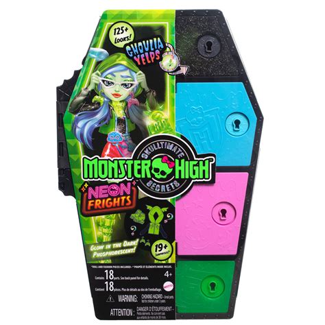 Monster High Ghoulia Yelps Skulltimate Secrets Neon Frights Doll Mh