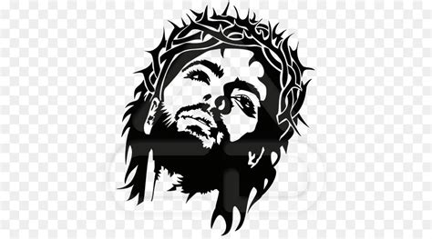Wajah Kudus Yesus Mahkota Duri Gambar Gambar Png