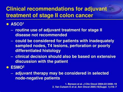 Ppt Adjuvant Therapy For Stage Ii Colon Cancer Where Are We Now