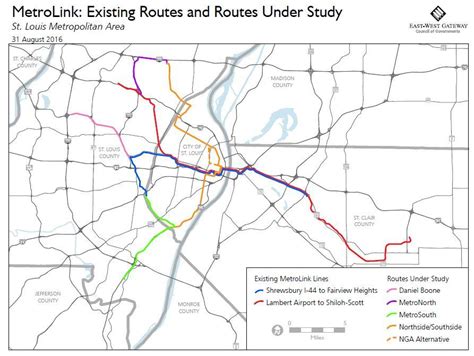 4 Light Rail Expansion Routes To Be Studied Concurrently In St Louis
