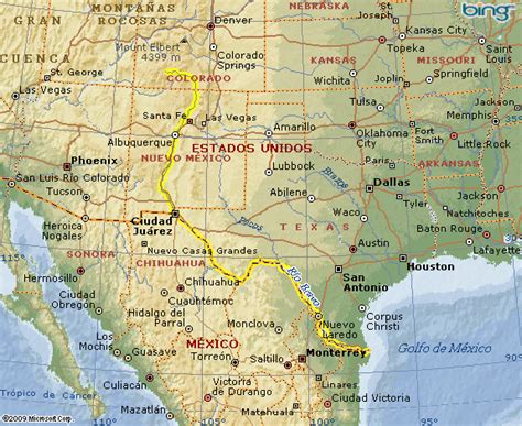 Rio Bravo Mapa
