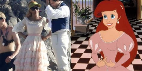 See Halle Bailey S Pink Dress As Ariel In The Babe Mermaid POPSUGAR Fashion UK